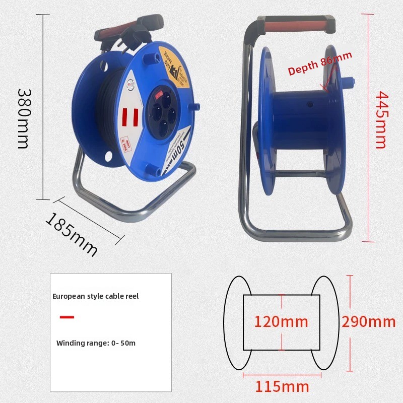 Outdoor Power Reel - Outdoor Cable Reel 20m 30m Extension