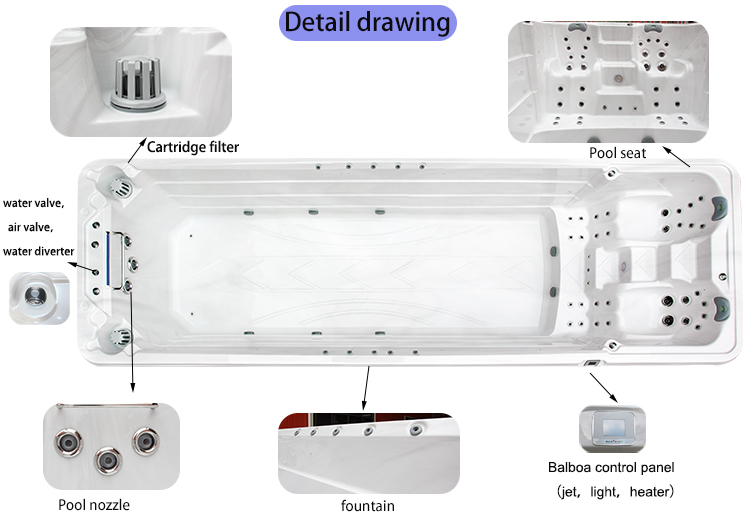 Luxury Inflatable Massage Spa  - Outdoor Power For Hot Tub ulasan dan harga