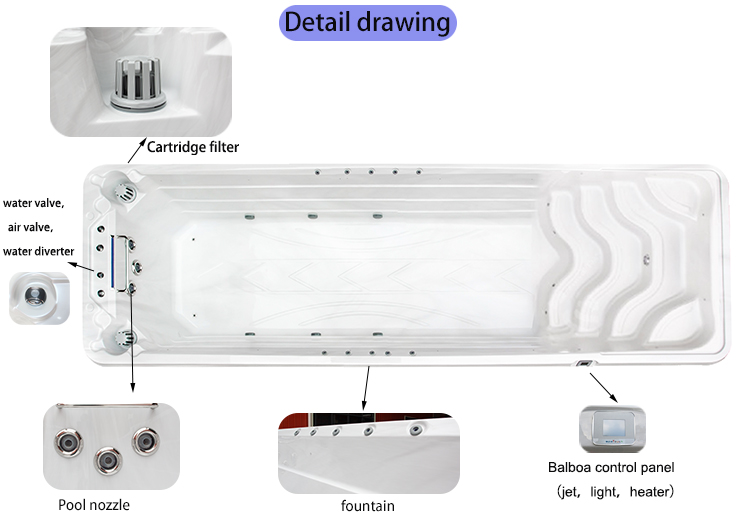 Luxury Inflatable Massage Spa  - Outdoor Power For Hot Tub ulasan dan harga