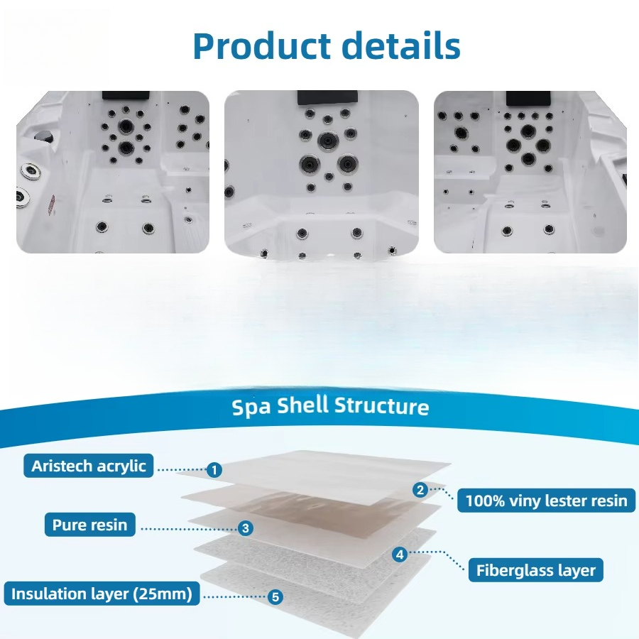 5 Person Premium Outdoor Spa T - Outdoor Power For Hot Tub ulasan dan harga