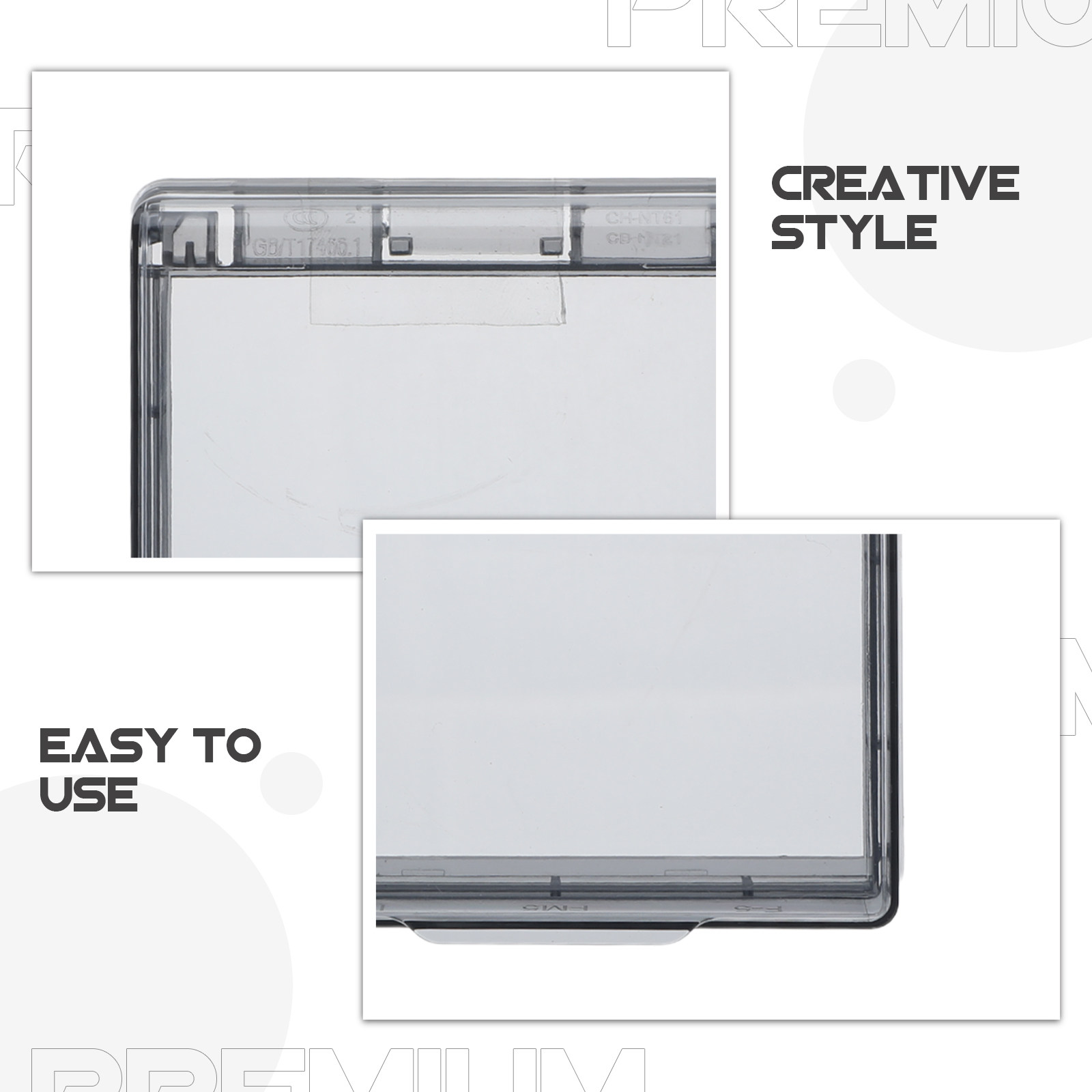2Pcs Waterproof Switch Cover U - Outdoor Kitchen Power Outlet ulasan dan harga