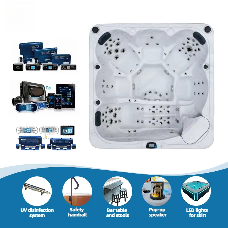 Freestanding Acrylic 6-Person  - Outdoor Power For Hot Tub ulasan dan harga