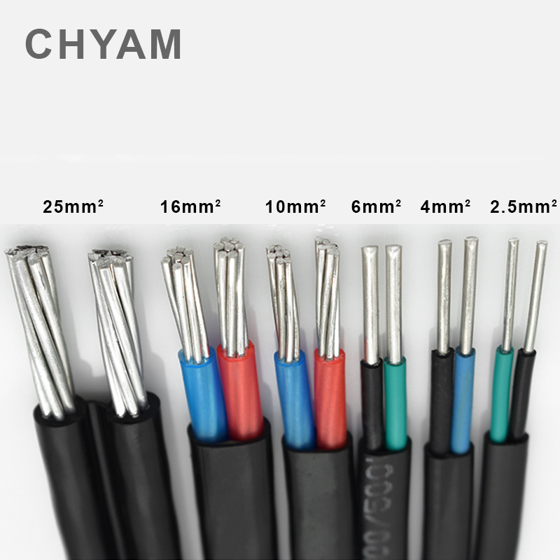 10 Meters Aluminum Wire Black  - Outdoor Power Line Cover ulasan dan harga